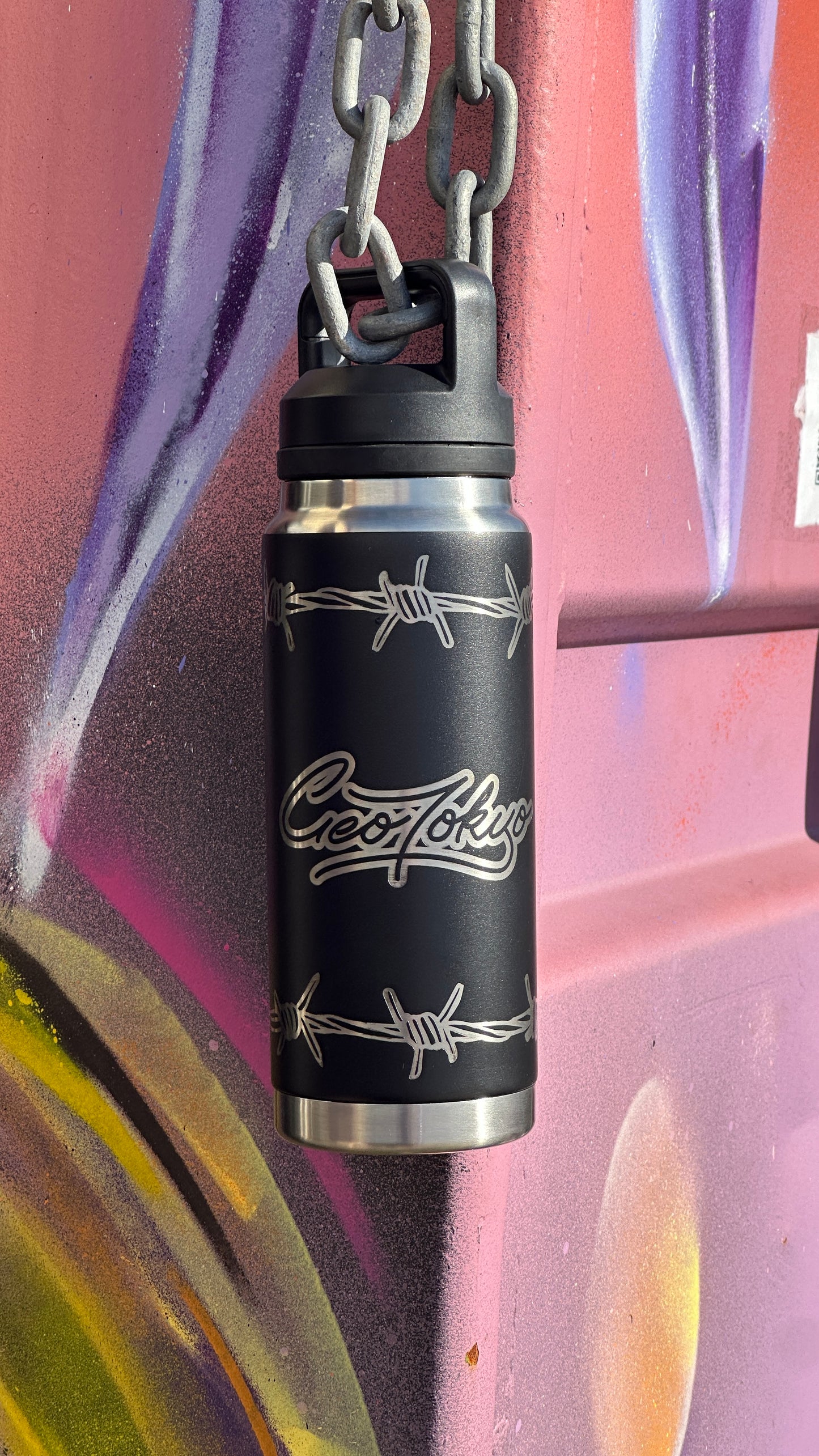 GEOTOKYO LIMITED ✧ BOTTLE WITH CHUG LID BLACK *PRE-ORDER*