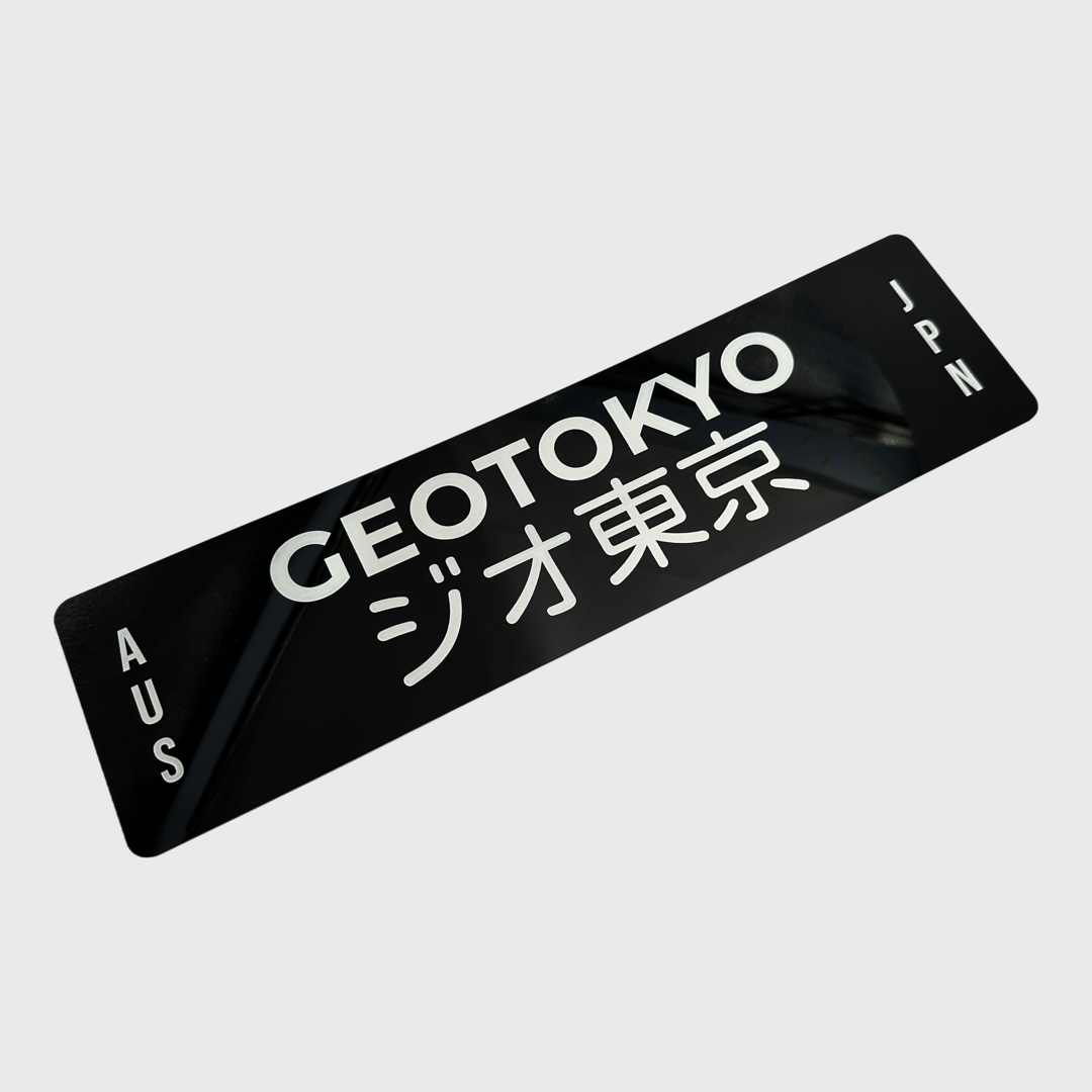 CUSTOM DRIFT PLATES ✧ GEOTOKYO STYLE